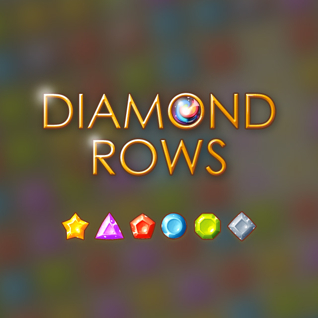  بازی آنلاین  Diamond Rows